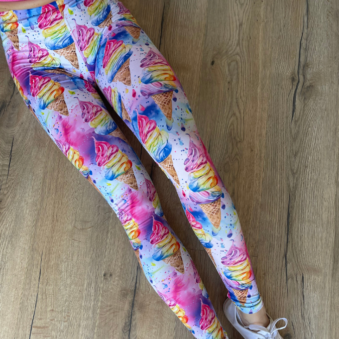Nice Cream Ladies Leggings