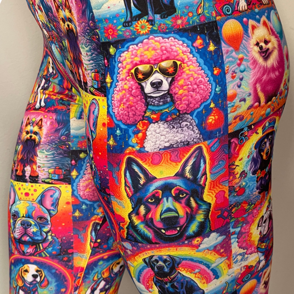 Dog Mom Poppets Leggings
