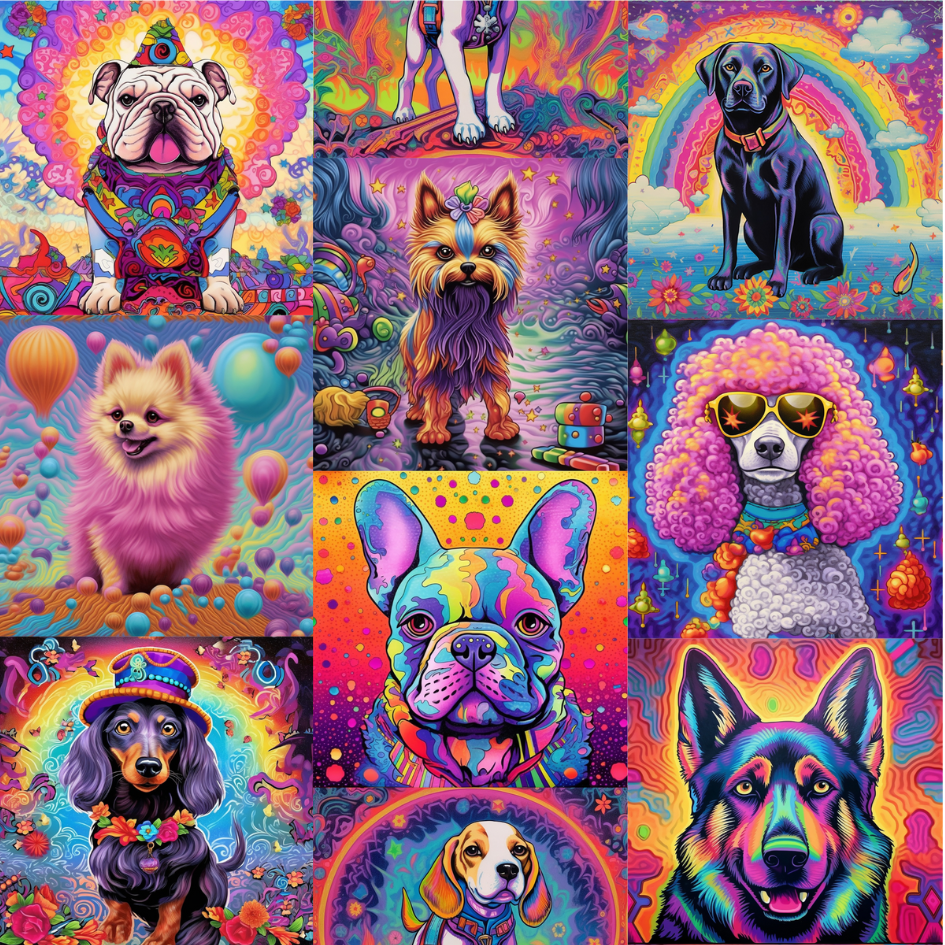 Dog Mom Poppets Leggings