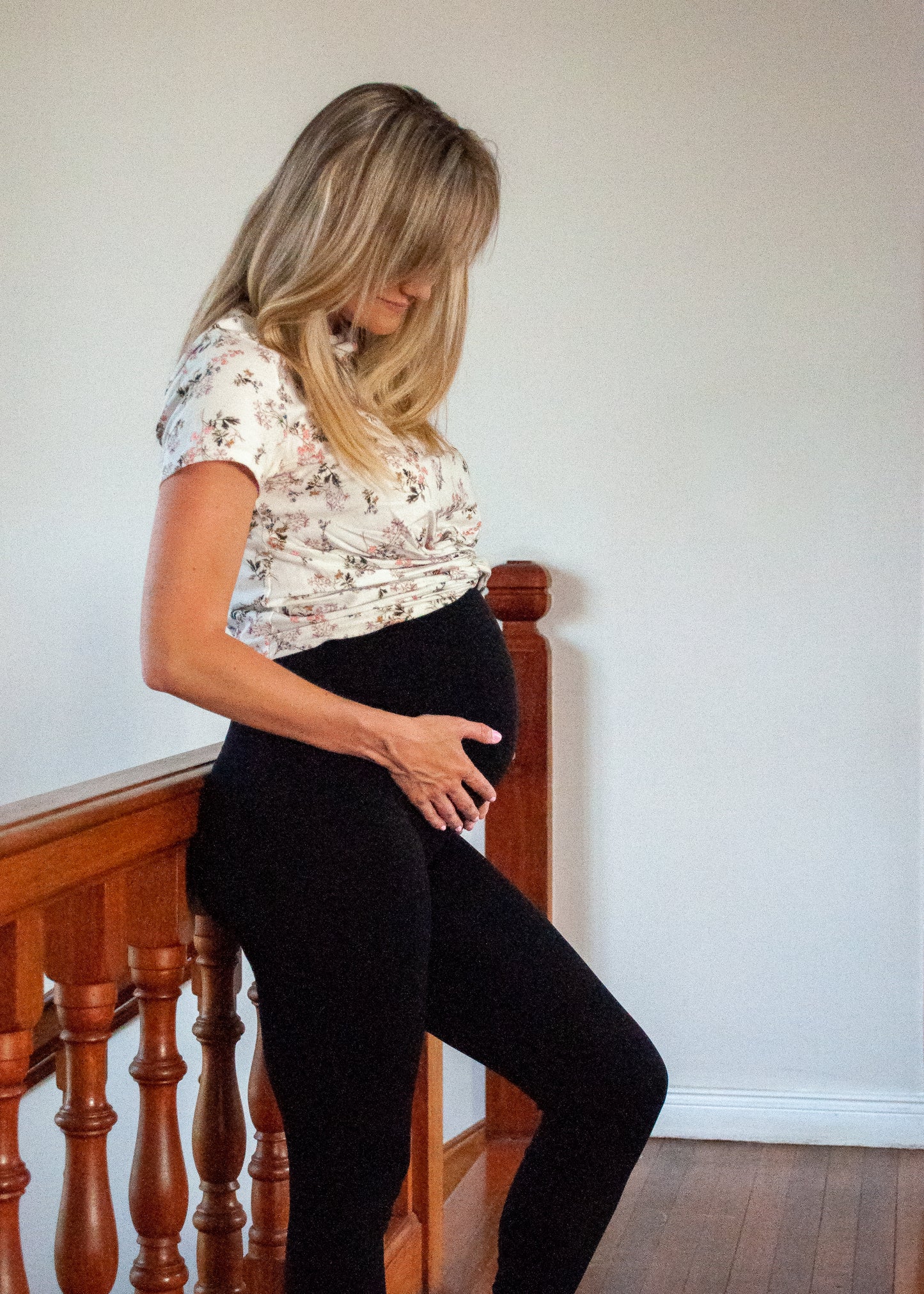 Black Pregnancy Leggings
