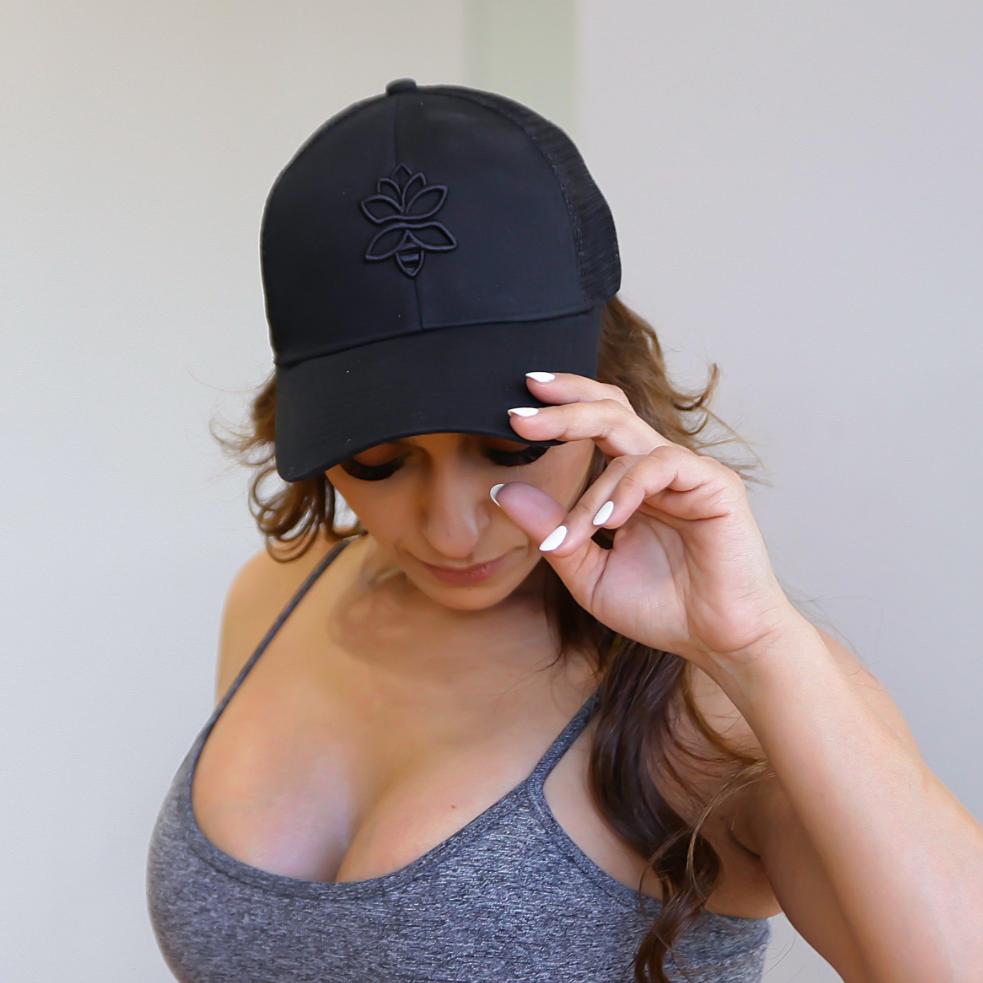 Black Cap - Pony Mesh