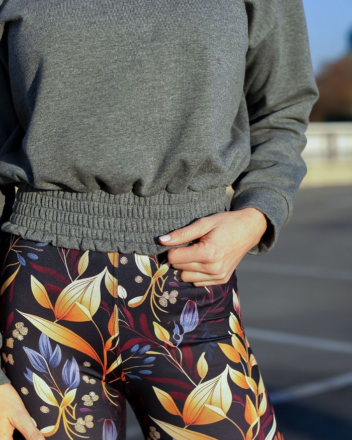 Pullover top - Grey Melange