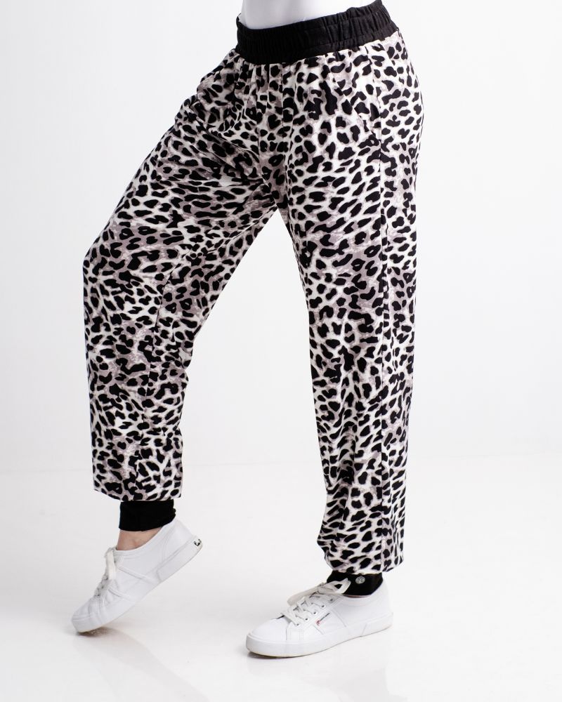 Jogger brushed polyester - White Leo