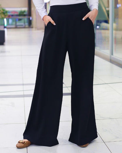 Wide Leg Pants - Black