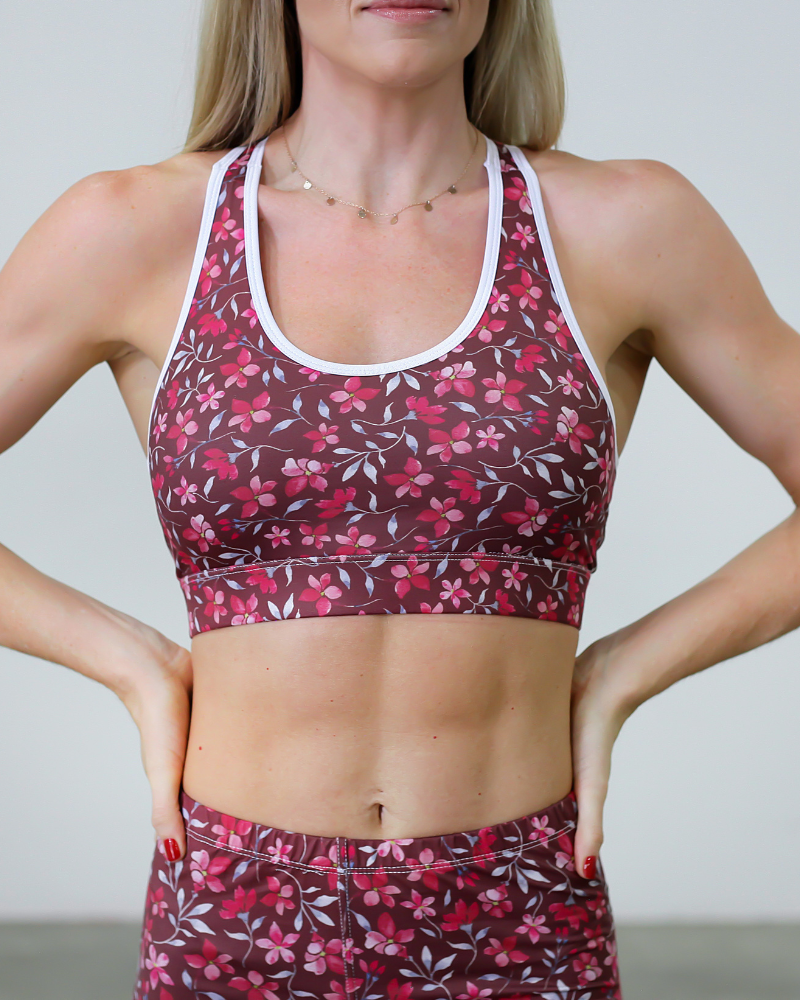 Ruby Red Sports Bra