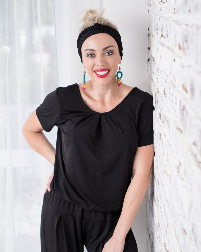 Sleeved Jumpsuit - Black
