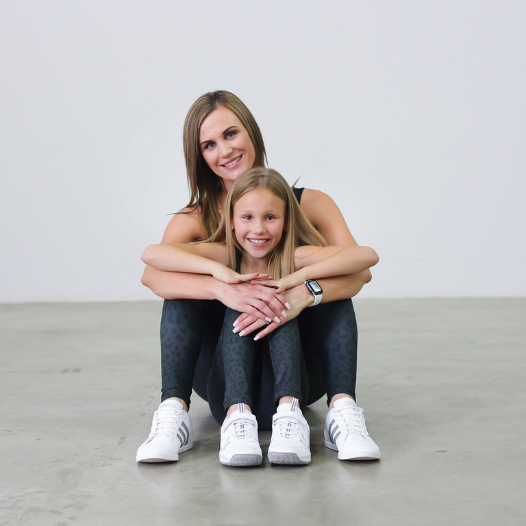 Olive Green Leopard Poppets Leggings