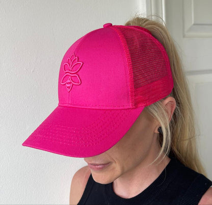Pink Cap - Pony Mesh